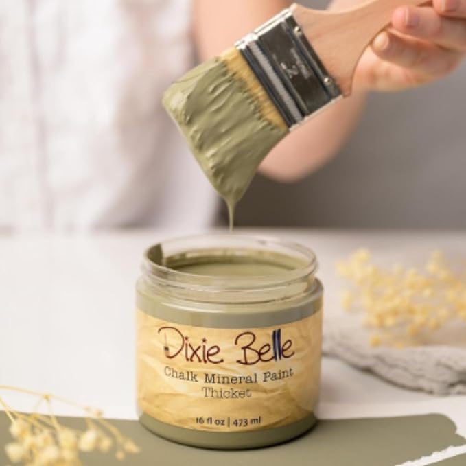 Dixie Belle Paint Company Chalk Finish Furniture Paint – Thicket (8oz) – Matte Chic Chalk Mineral DIY Furniture Paint
