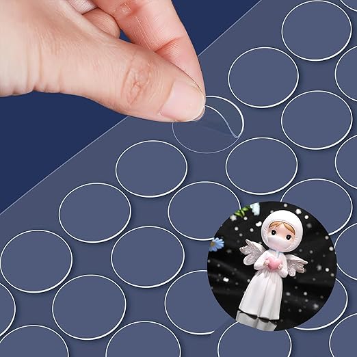 Adhesive Stick dots Two-Sided Sided Mounting Putty Stick Tack for Wall Hanging Crafts Balloons Festival Party Decorations,Clean Removable(1.2"*1.2"-120)