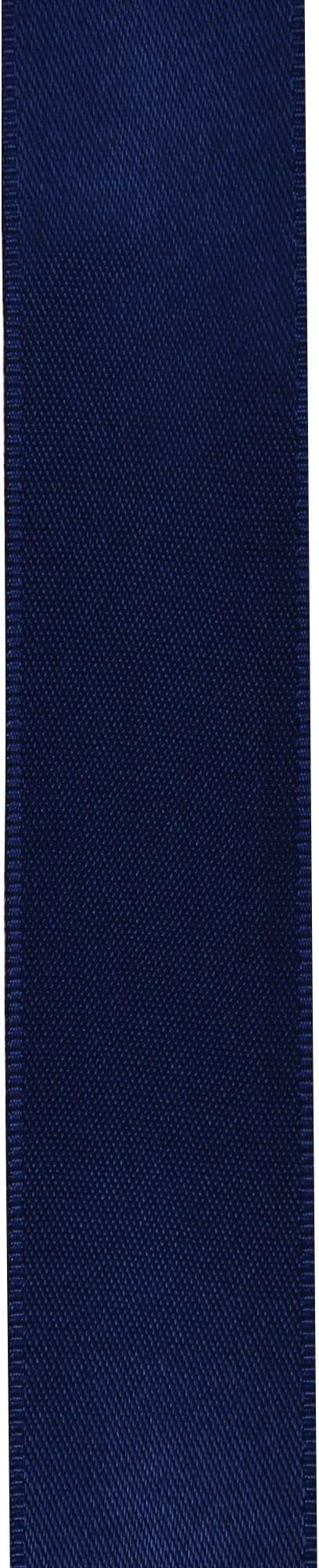 LIUYAXI Navy Blue Satin Ribbon, Double Faced 5/8" X Continuous 25 Yards Ribbons Perfect for Gift Wrapping Bows Bouquet Wedding Craft and More
