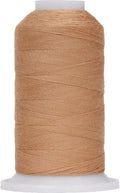 Threadart Polyester All-Purpose Sewing Thread - 600m - 50S/3 - Light Tan