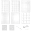 771PCS Double Sided Tape Removable Strong Adhesive Dots Heavy Duty Sticky Pads Putty No Traces Clear Sticky Tack for Picture, Poster, Art Craft, Decoration, Party Office Supplies