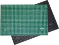 Adir Self Healing Cutting Mat - 18x24 Inches Sew Cutting Mat and Quilt Cutting Mat with 5 Layers, Double Sided Cutting Mat for Crafts - Reversible Non-Slip Cutting Pad with Grid