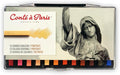 Conté à Paris Colored Crayons Set with 12 Assorted Portrait Colors