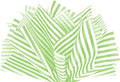 Flexicore Packaging Lime Green Pin Stripe Print Gift Wrap Tissue Paper Size: 15 Inch X 20 Inch | Count: 10 Sheets | Color: Lime Green Pin Stripe
