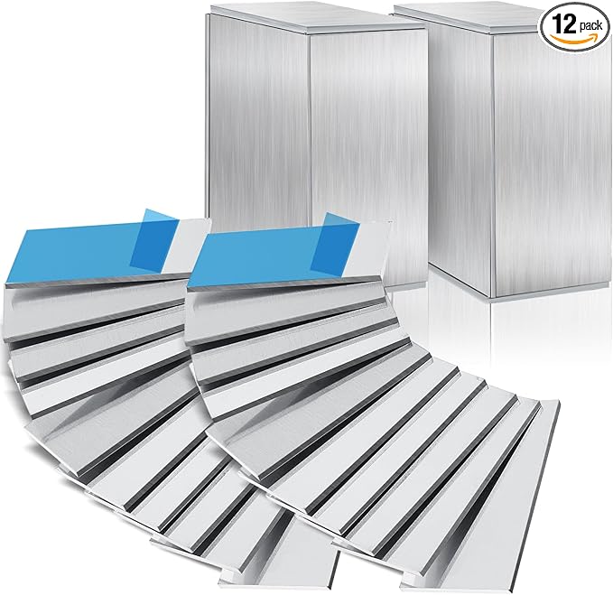Amyhill 12 Pcs Aluminum Sheet Metal 2 x 4 x 1/8 (0.13”) Inch Thin Flat Plain Aluminum Plate, Welding Accessories Practice Beginner for Mig Tig Stick Mma Arc Gas Heat Treatable for Crafting Industry