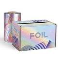 Segbeauty Aluminum Foil Roll For Hair, 50 m Colorful Embossed Hair Foils Professional Hair Coloring Hair Dye Tools, Foil Paper Aluminum Foil Sheets Hair Highlighting Kit Barber Balayage and Bleaching