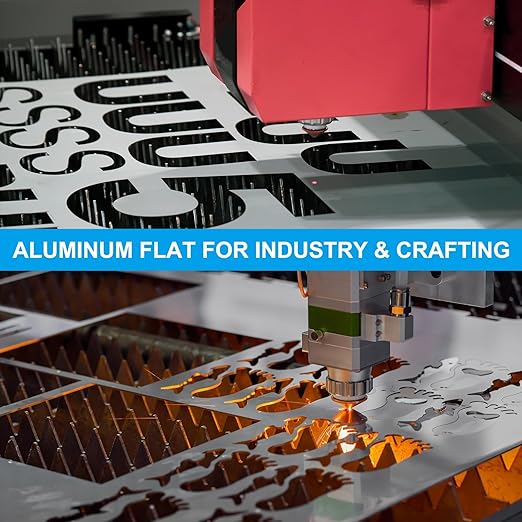 PATIKIL 6061 T651 Aluminum Sheet Metal 4 x 3 x 1/8(0.125") Inch 3Pcs Flat Plain Aluminum Plate Covered Stock with Protective Film, Heat Rectangle 3MM for Lndustry Crafting
