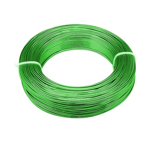3mm Aluminum Craft Wire, 50 Feet 9 Gauge Bendable Anodized Metal Wire for Sculpting, Jewelry Making, Armature Making, Wire Weaving and Wrapping