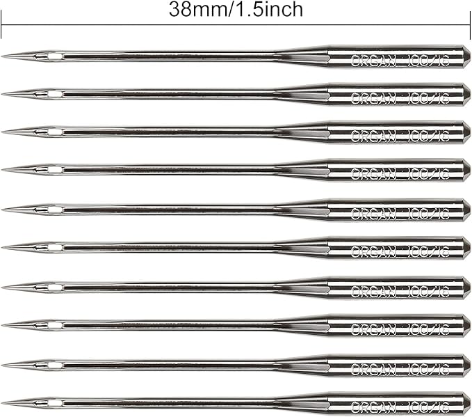 50 Pcs Sewing Machine Needles for Brother, Size 100/16 130/705H HAx1 Embroidery Machine Needles for Brother Sewing Machine (5 Pack of 10 Needles)