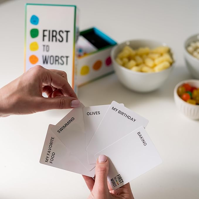 Party Game - The Card Game About How Your Friends and Family Rank Things for Kids, Teens, Adults, Families & Fun Parties with Polarizing Priorities