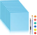 LuckyFoam Blue 10 Pack 12x12x0.79 inch Foam Sheets 0.79 Inch Thick Polystyrene Rectangles XPS Foam Board Craft for Insulating DIY Modeling Art Supplies
