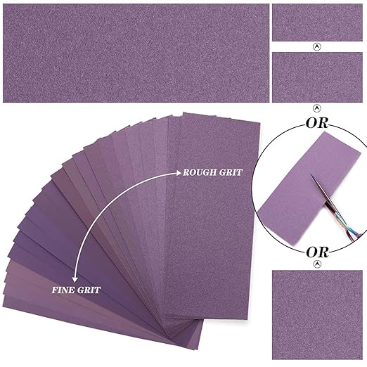 Sandpaper 3000 Grit,Wet Dry Sanding Sheets,High Performance Ceramic Abrasive Sand Paper for Wood Furniture Finishing,Metal Grinding,Automotive Polishing,9 x 3.6 Inch,25-Pack