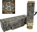 J. Scott London Handmade Liquid Kaleidoscope Brass Kaleidoscope for Educational Vintage Collection Gift for Kids and Adults