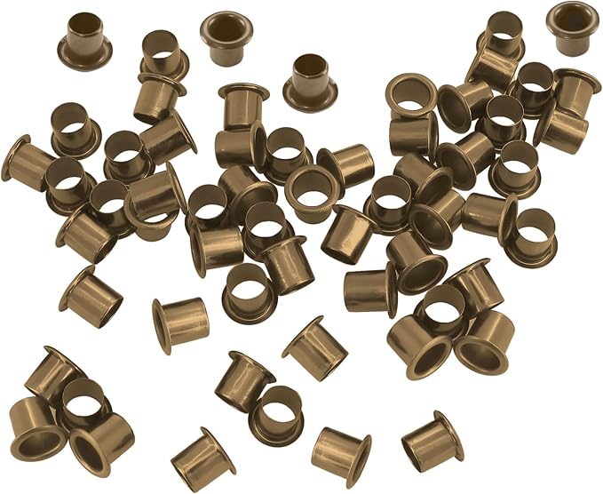 Kydex Rivets Eyelets, 8-8 1/4" Multicolored Grommet Eyelets for Tactical Holster Making, Knife Sheath Crafting, Fasteners for Custom DIY Kydex Projects (Set of 50)
