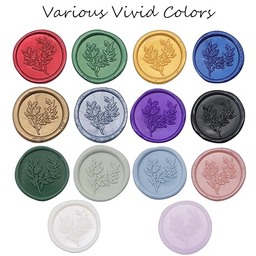 Dusty Blue Wax Seal Sticks 20pcs, Andotopee Glue Gun Wax Seal Sticks for Wax Seal Stamp, Premium Sealing Wax for Envelope Letter Seal Wedding Invation Craft Adhesive, Great Gift Ideas (Mini Size)