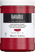 Liquitex Professional Heavy Body Acrylic Paint, 32-oz (946ml) Pot, Alizarin Crimson Hue Permanent