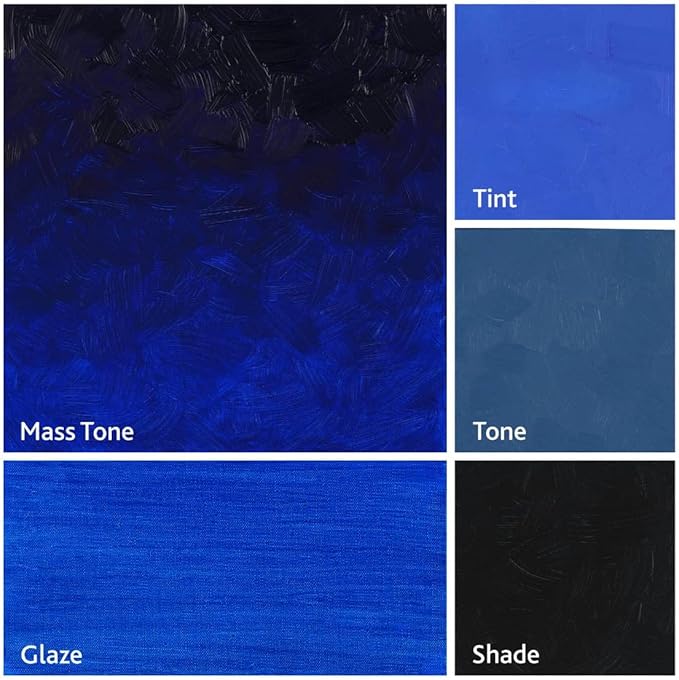 Tusc & Pine Artist Oil Paint - Ultramarine Blue, 40 ml, Non-Yellowing, Rich & Creamy Consistency, Maximum Pigment Load, Small Batch Milled Oil Paints Made in the USA for Professional Artists