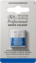 Winsor & Newton Professional Water Colour Paint, Half Pan, Winsor Blue Red Shade
