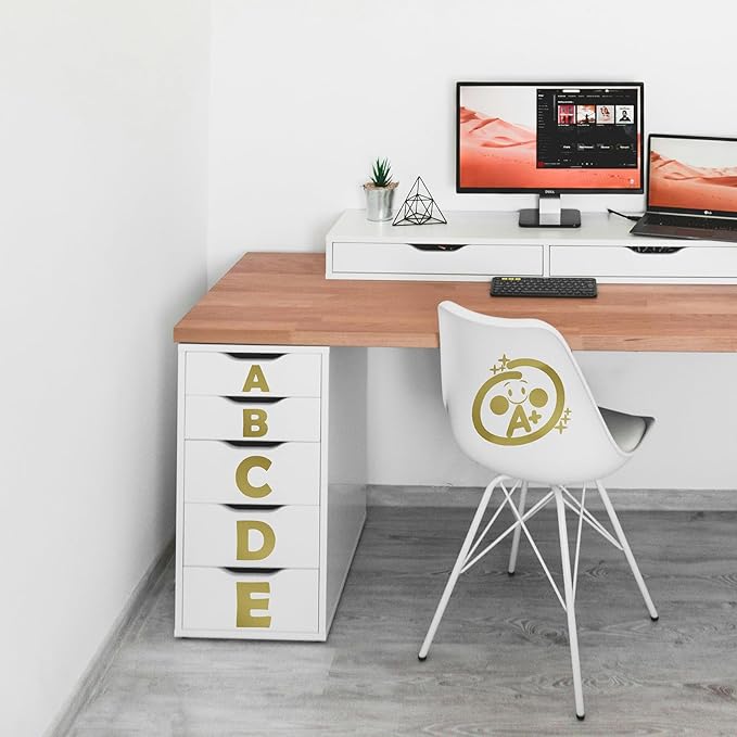 Ant Smart Adhesive Permanent Vinyl Compatible with Cricut Explore and Maker Series Without Cutting Mats, Create DIY Projects, Decals, Stickers & More (Gold, 13inch x 100ft)