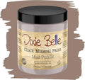 Dixie Belle Paint Company Chalk Finish Furniture Paint - Mud Puddle (8oz) - Matte Rich Taupe Chic Chalk Mineral DIY Furniture Paint