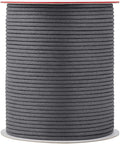 Mandala Crafts 2mm 109 Yards Traffic Gray Cotton Waxed Cord for Jewelry Making Bracelet Cord Waxed String - Beading String Thread Jewelry Cords for Necklaces String