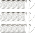 120Pcs Curved Safety Pins Size 2, 1.5" / 38mm Quilting Basting Pins, Bent Safety Pins for Quilting and Knitting (Sliver)