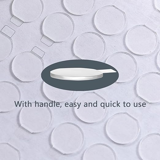 Adhesive Stick dots Two-Sided Sided Mounting Putty Stick Tack for Wall Hanging Crafts Balloons Festival Party Decorations,Clean Removable(0.6"*0.6"-400)