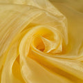 Organza Fabric 10 Yard Bridal Solid Sheer Bolt for Home Décor, Table Décor, Bridal, Fashion, Crafts, Decorations Silky Shiny Organza 44" - (10 Yard, Gold)