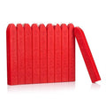 Mceal Sealing Wax Stick with Wick Flower De Luce of France Retro 10 Pieces Pack(Barn Red)