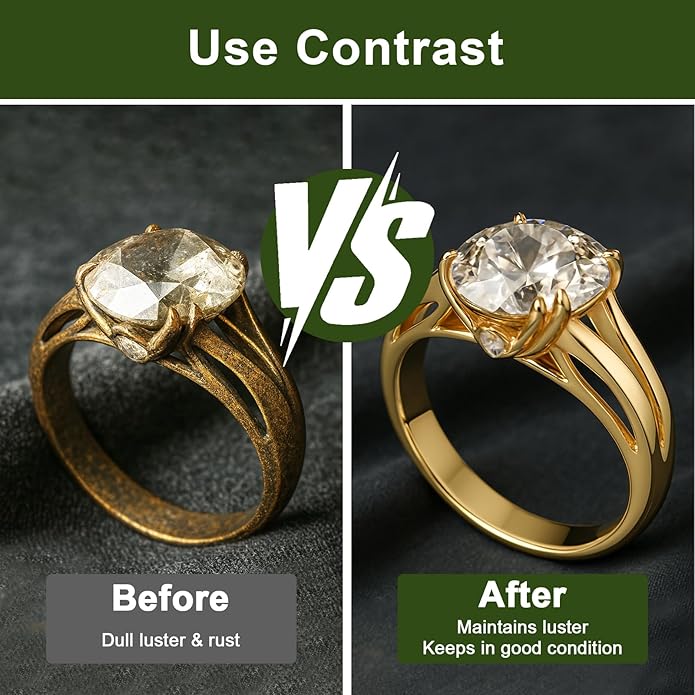 50ml Jewelry Protective Coating, Jewelry Sealant Tarnish Protection Maintain Brilliant Luster, Against Wear & Oxidation, Suitable for Metals, Gemstones