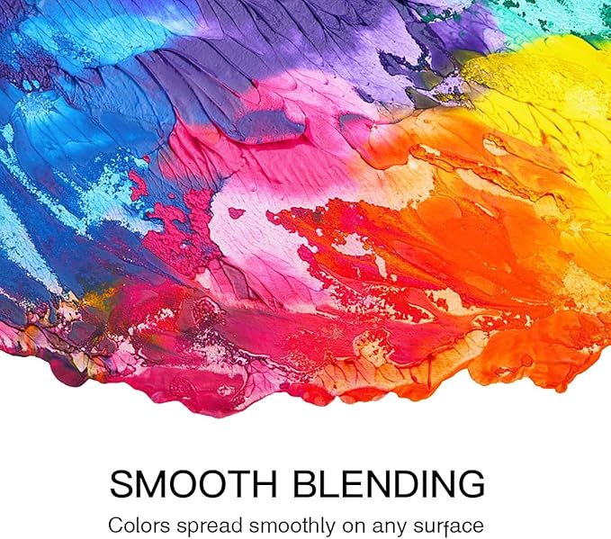 GOTIDEAL Metallic Acrylic Paint Pearl Sapphire Blue Tubes(120ml, 4.1 oz) Non Toxic Non Fading,Rich Pigments for Painters, Adults & Kids, Ideal for Canvas Wood Clay Fabric Ceramic Craft Supplies