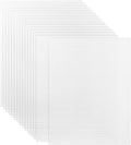 Pllieay 15 Pieces 7 Count Plastic Mesh Canvas Sheets, Eye Mesh for Embroidery, Acrylic Yarn Crafting, Knit and Crochet Projects, Make Dividers (10.5 x 13.5 inch, White)