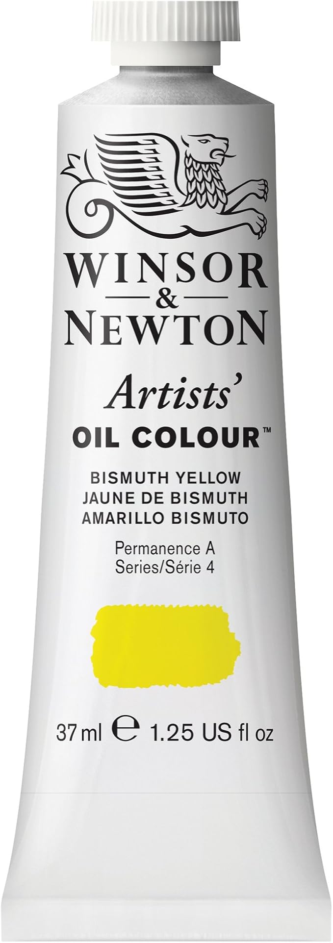 Winsor & Newton Artists' Oil Color, 37ml (1.25 oz) Tube, Bismuth Yellow