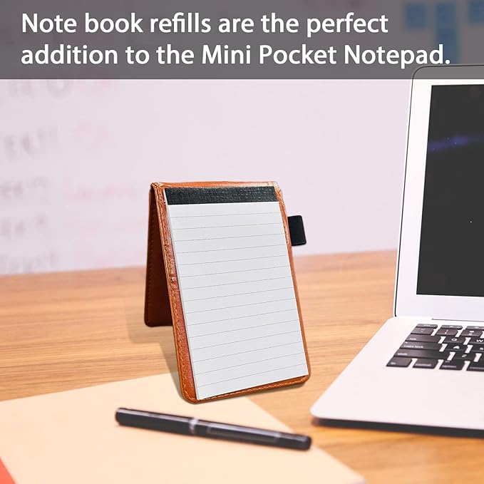 20 Pack Small Notepad, 3 x 5 Inch Ultra Quality Note Pads, Server Lined Papers and Desk Notepads for Office Supplies, Writing and Memo pads 30 Sheets Each