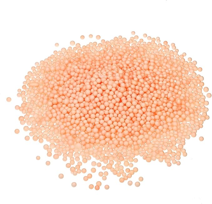 MECCANIXITY Foam Beads Foam Balls 4-6mm for Wedding and Party Decorations, Tiny Packing Balls, Arts DIY Crafts Supplies (Orange,1 Pack Approx 5000pcs)