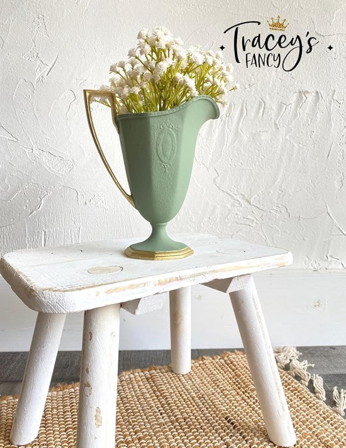 Dixie Belle Paint Company Chalk Finish Furniture Paint - Weeping Willow (32oz) - Matte Soft Green Chic Chalk Mineral DIY Furniture Paint