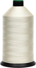 Extra Strong Bonded Nylon Thread #69 Tex70 – 16 OZ, 6000yds, Versatile Stitching Solution for Leather, Upholstery, Canvas Repair and More (Beige)
