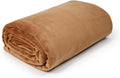 kullaloo Plush Fabric | 2 Yard Solid Brown Minky Fabric for Sewing | Super Soft Cuddle Material | for Quilt Backing, Throw Blankets, Pillows, Dog Bed, Stuffed Animals, Costumes, Apparel & More