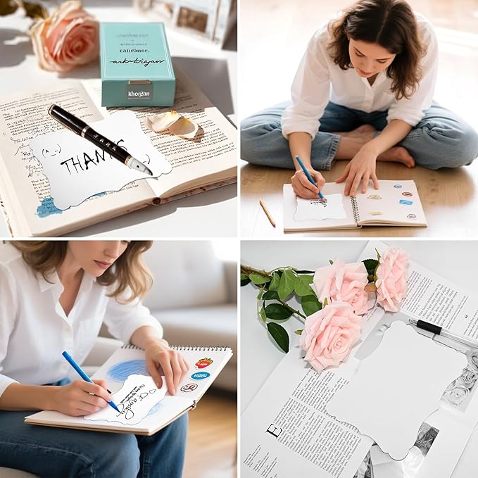 50-Pack 5x7 Inch Premium Blank Cardstock - 250GSM Heavyweight Printable Paper for Invitations, Greeting Cards and Craft Projects