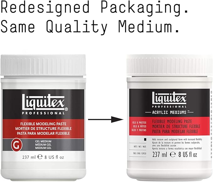 Liquitex Professional Flexible Modeling Paste, 237ml (8-oz)
