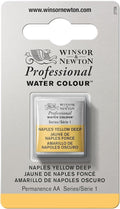 Winsor & Newton Professional Water Colour Paint, Half Pan, Naples Yellow Deep