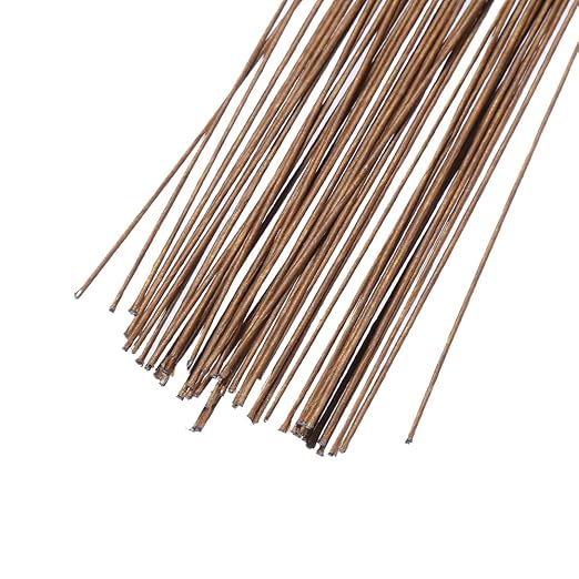 Decora 20 Gauge Brown Floral Wire 16 inch,50/Package