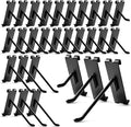 Gridwall Hooks 2 Inch, 4 Inch, 6 Inch, 60 Pack Heavy Duty Display Hook for Wire Grid Wall Panel, Grid Wall Accessories for Retail, Craft Shows, Home Setup and Customized Display, Black