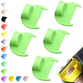 5mm Seam Guide for Hand Sewing Edge Lockranding Tool 5 PCS Set for Leather/Fabric/Craft Sew, Cyan