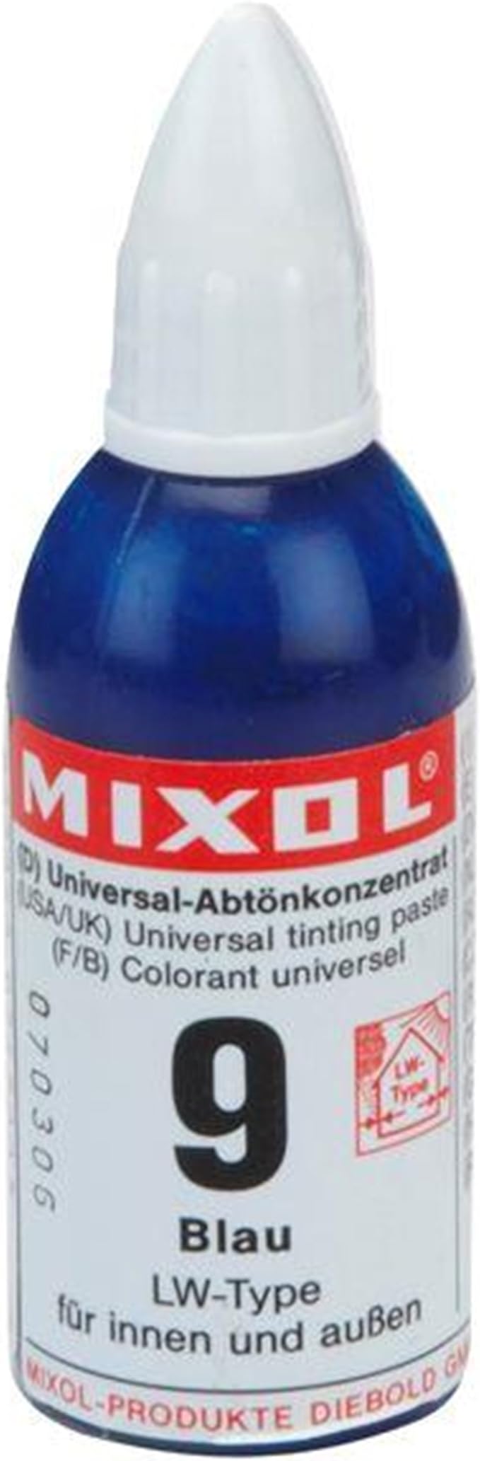 Mixol Universal Tints, Blue, 09, 20 ml