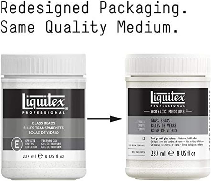 Liquitex Professional Effects Medium, 237ml (8-oz), Glass Beads