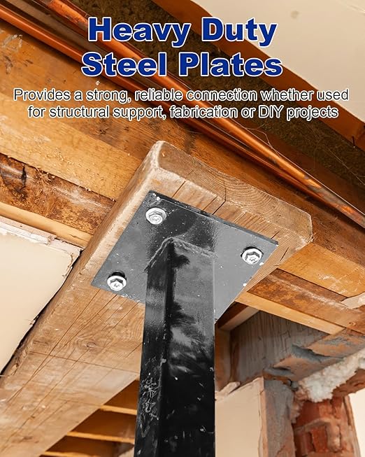 Rocaris 1 Pcs 8 x 8 x 1/2 Inch A36 Steel Plate Hot Rolled, Weldable Steel Sheet Metal for Auto Body Repair, DIY Projects, Industrial Support