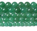 90PCS 8MM Natural Green Aventurine Beads Natural Gemstone Crystal Energy Stone Beads for Jewelry Making DIY Bracelet Necklace 2 Strand 32"