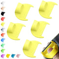 5mm Seam Guide for Hand Sewing Edge Lockranding Tool 5 PCS Set for Leather/Fabric/Craft Sew, Yellow