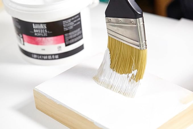 Liquitex BASICS Gesso Surface Prep Medium, 250ml (8.4-oz) Tube, White